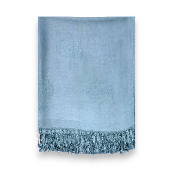 Lili Scarves (US Duty Free) – wholesale Scarf – Women's – Reversible Tree Print Pashmina Scarf18