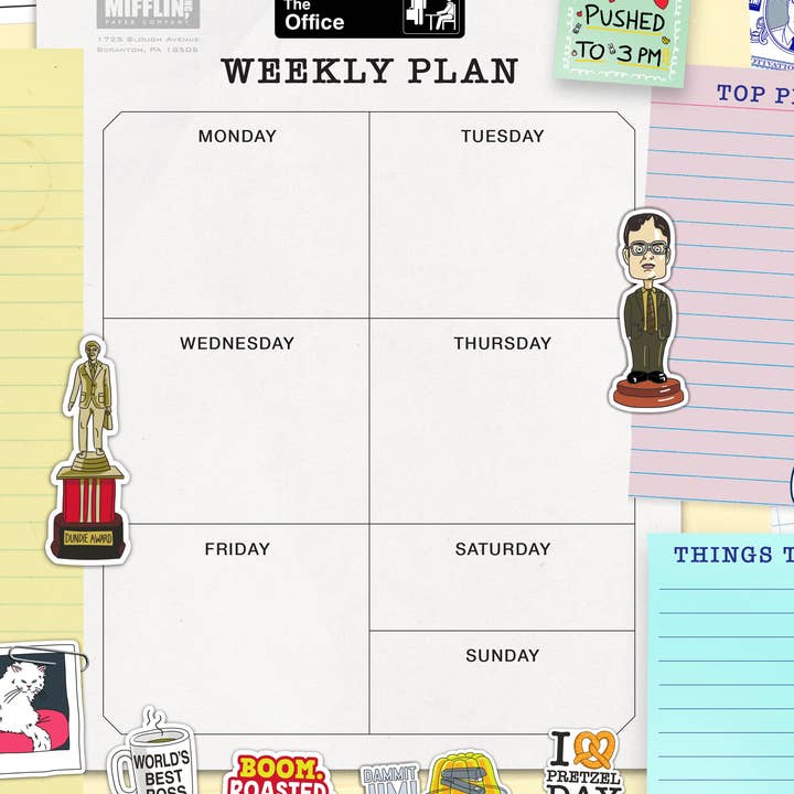 Insight Editions - #1 Pop Culture Publisher - Vente Agendas - The Office : bloc-notes hebdomadaire0