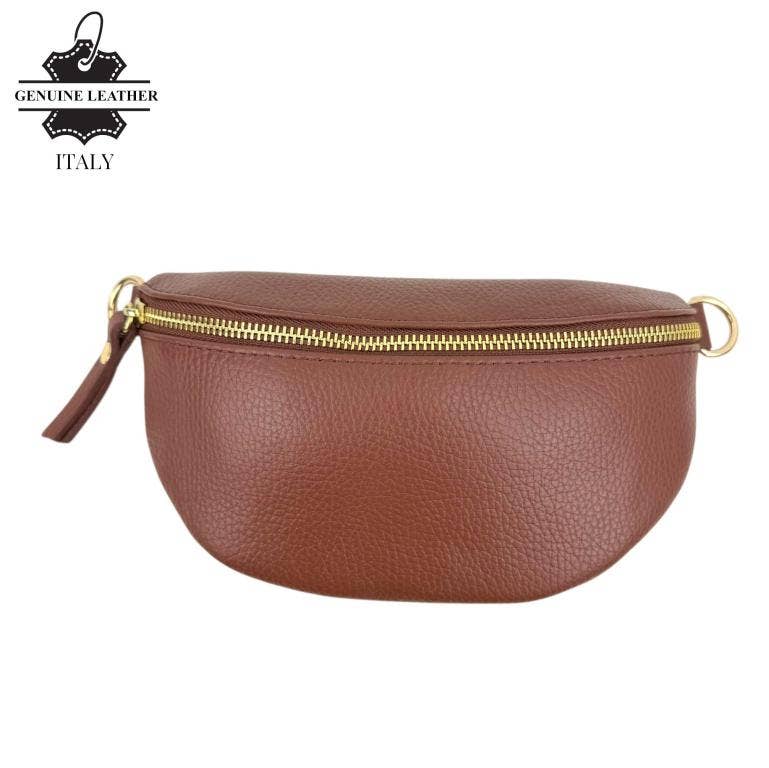 Chenson & Gorett - Vente Sac ceinture – femme - Sac banane compact en cuir italien pour femme. Promotion en ligne.21