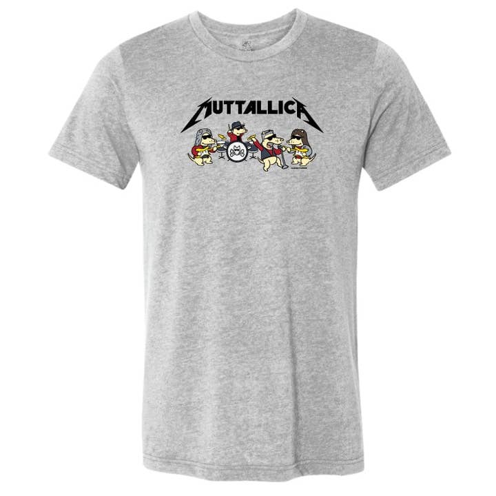 Muttallica - Lightweight Tee for wholesale by Teddy the Dog