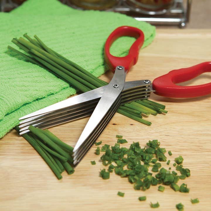 Fox Run Brands - Wholesale Scissors and Shears - Fox Run Multi-Blade Herb Scissors,Stainless Steel,2.75"x7.5"
