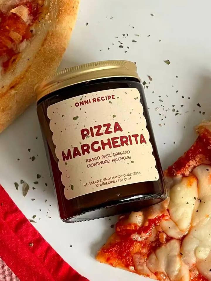 Pizza Margherita - Vela de colza - 170 ml para venta al por mayor de ONNI RECIPE