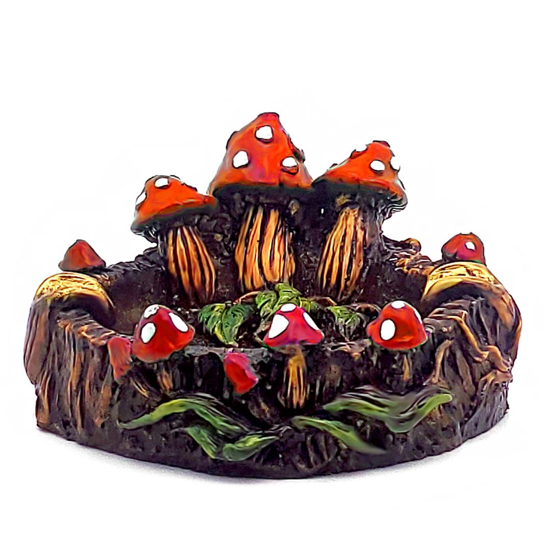 Pichincha - Vente Cendrier - Cendrier rond en forme de figurine avec plusieurs champignons2