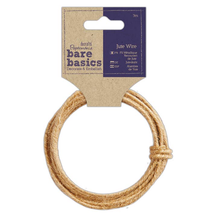 West Design Products - Wholesale Craft Supplies - Bare Basics - Jute Wire (3m)