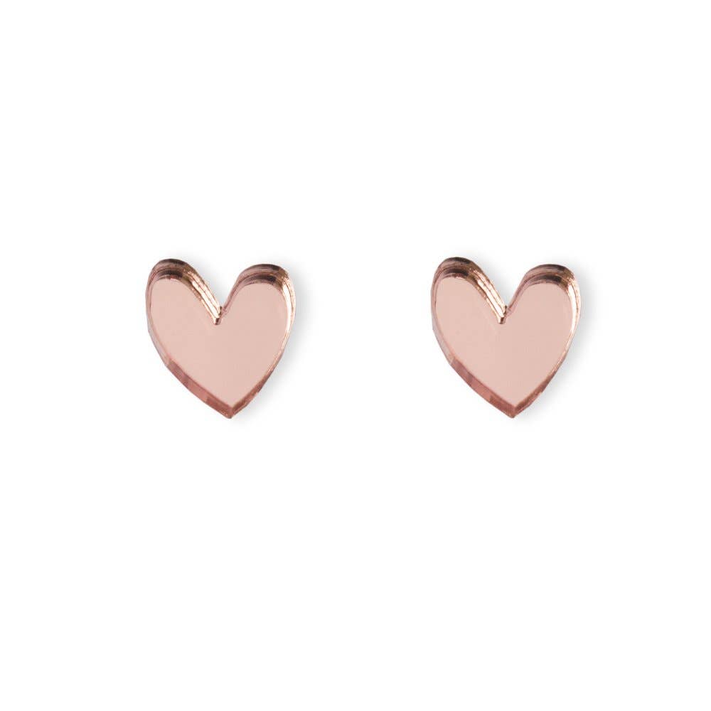 Natalie Lea Owen – Handmade Jewellery & Greeting Cards - Wholesale Stud/Post Earrings - Heart Stud Earrings Colourful Jewellery Mother's Day Gift8