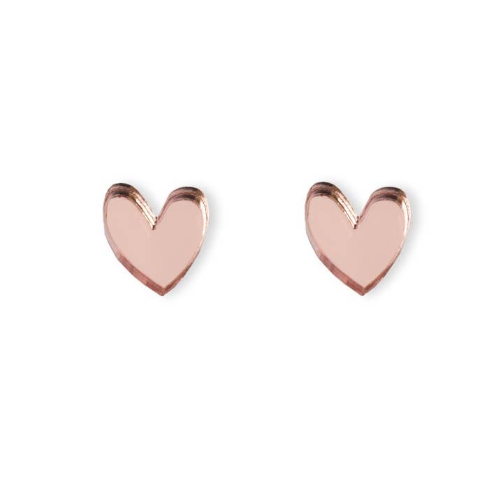 Natalie Lea Owen – Handmade Jewellery & Greeting Cards - Wholesale Stud/Post Earrings - Heart Stud Earrings Colourful Jewellery Mother's Day Gift8