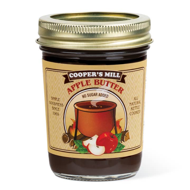 Apple Butter (No Sugar, No Cinnamon) - Half Pint for wholesale by Cooper's Mill