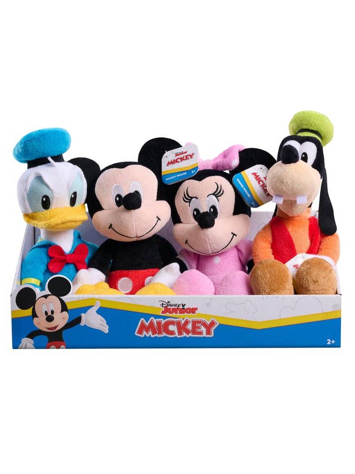 Disney Junior Mickey 9" Plush Assortment in 6pc Display for wholesale by License 2 Play Toys
