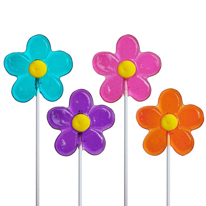 Melville Candy Company - Wholesale Lollipop - Spring Daisy Lollipops - Assorted
