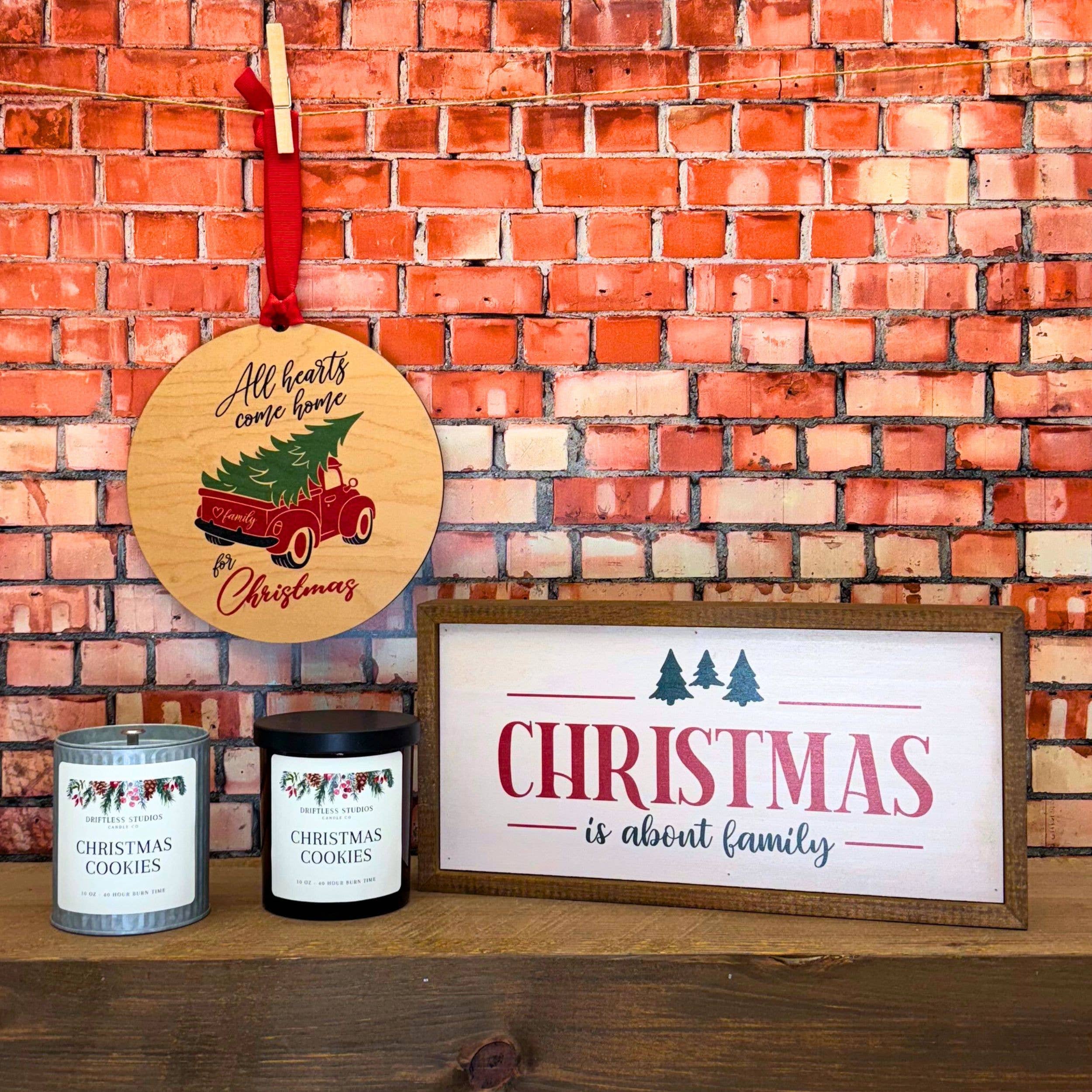 Driftless Studios - Wholesale Jar/Filled Candle - Christmas Cookies Candle Holiday Candles Holiday Decorations (Copy)1