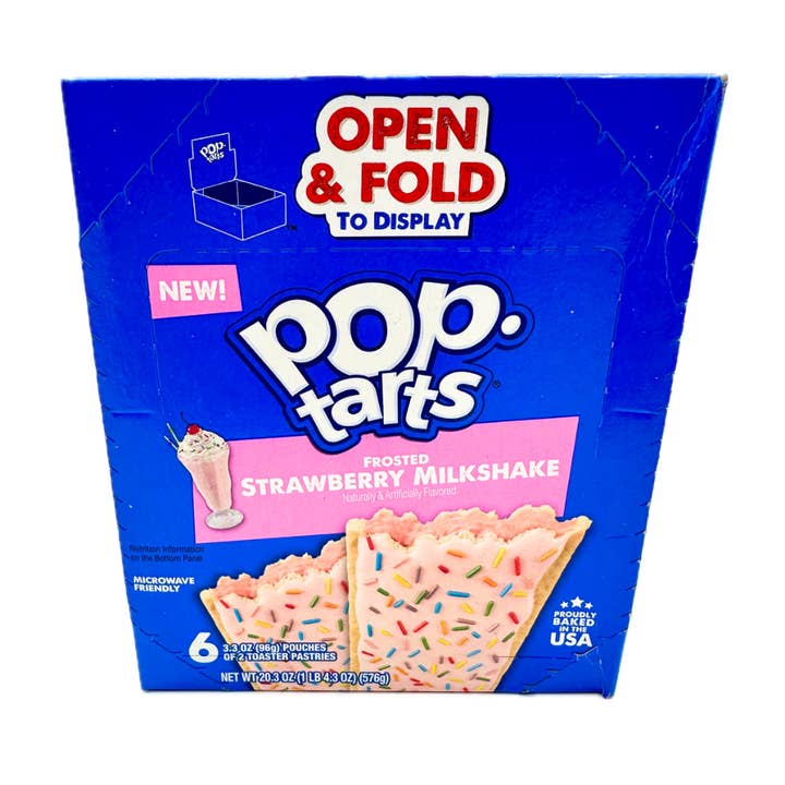 I Got Your Candy - Wholesale Biscuit - Frosted Strawberry Milkshake Pop-Tarts 3.3oz - 6ct