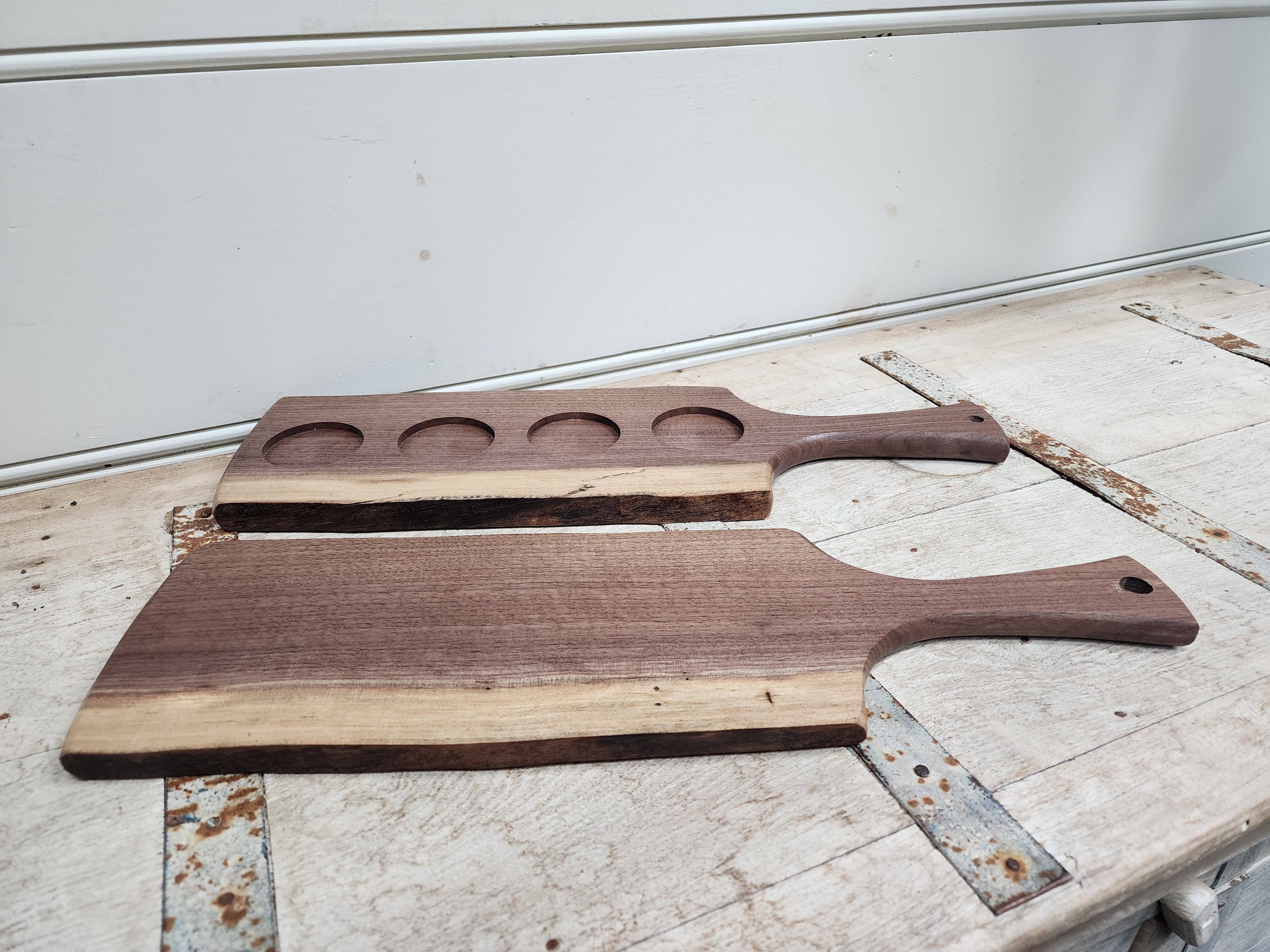 Petermans Boards and Bowls Inc. - Wholesale Cheese Board - 18" beer flight boards / charcuterie boards16