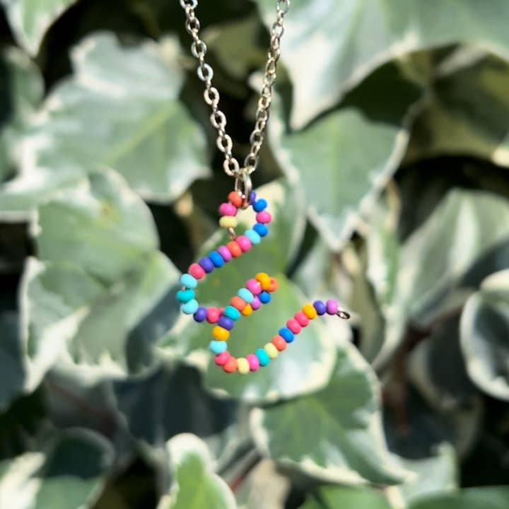 MorninGloria's - Wholesale Pendant/Charm Necklace - Beaded Initial Necklace22