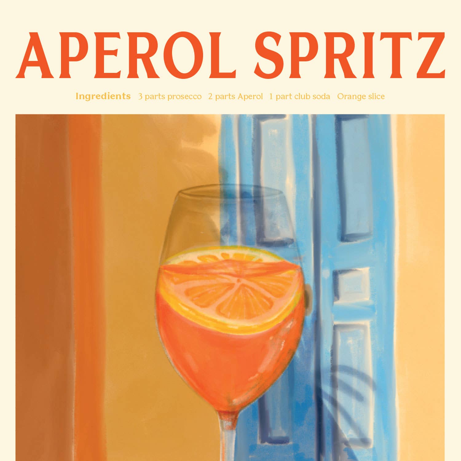 Evermade - Wholesale Everyday Greeting Card - Aperol Spritz Greetings Card1
