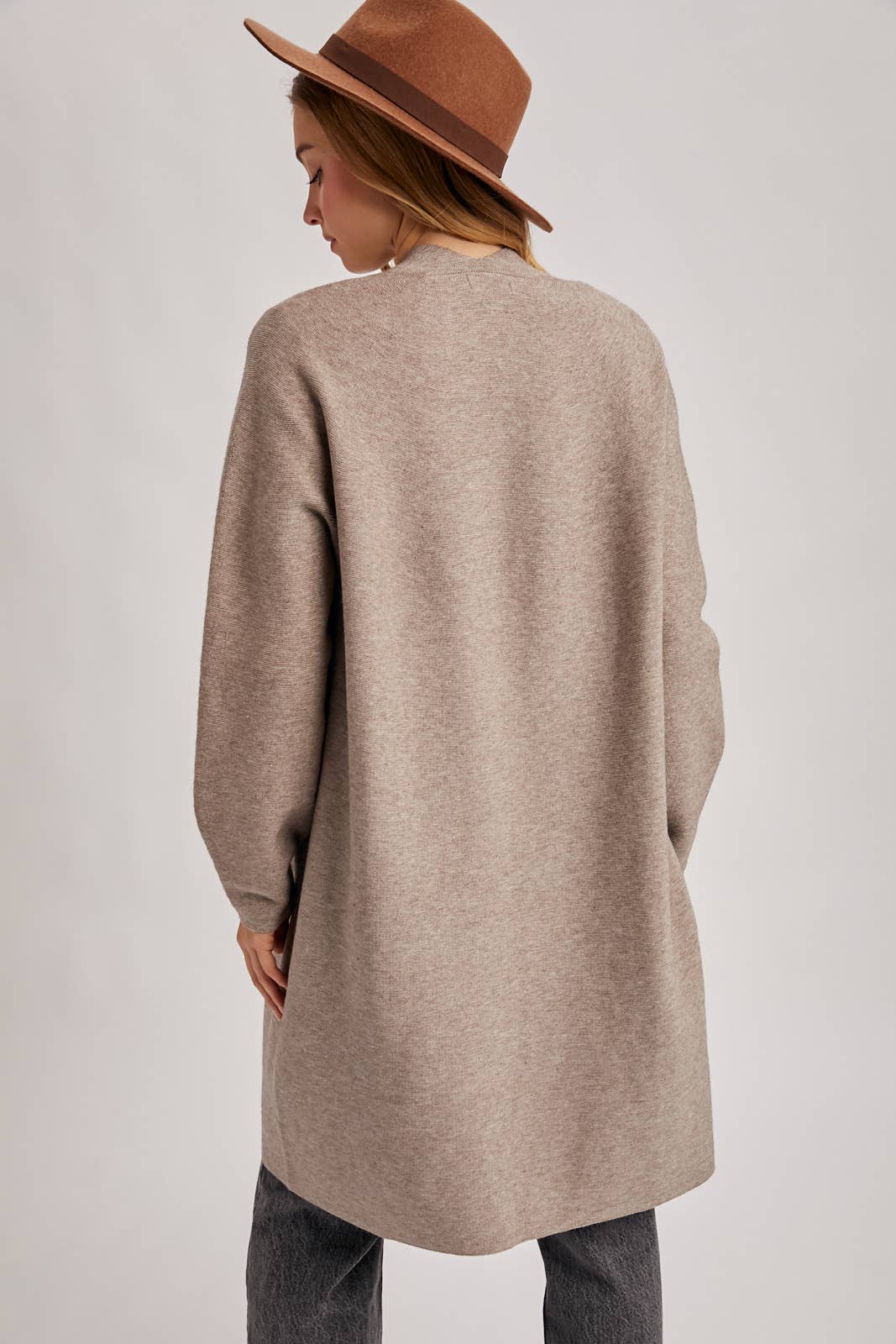 Bluivy - Wholesale Cardigan - Women's - WHOLEGARMENT OPEN FRONT KNIT SWEATER CARDIGAN17