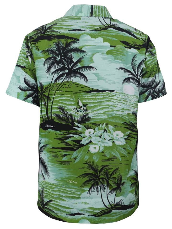 LeeHanTon - Wholesale Button Down Shirt - Men's - LeeHanTon Men's Hawaiian Shirt