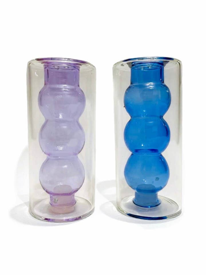 Lavendel und Kobalt Salz- und Pfefferstreuer für den Großhandel von Allison Pearl Design