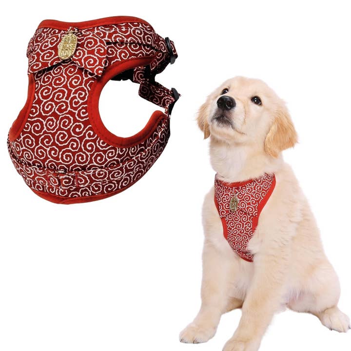 Ninja hundsele (medium, röd) för wholesale av MOON-X USA, INC.