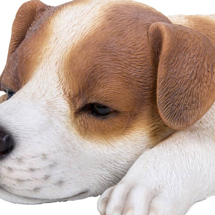 Hi-Line Gift Ltd. - Wholesale Decorative Figurine - Jack Russell Puppy Sleeping