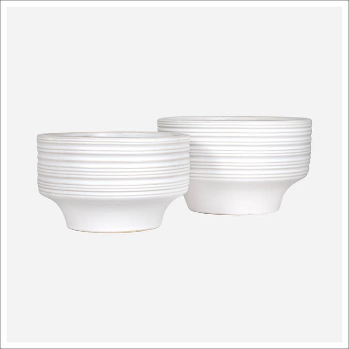 Linear Bowls -Set 2 for wholesale by Kavana Decor by The Import Collection