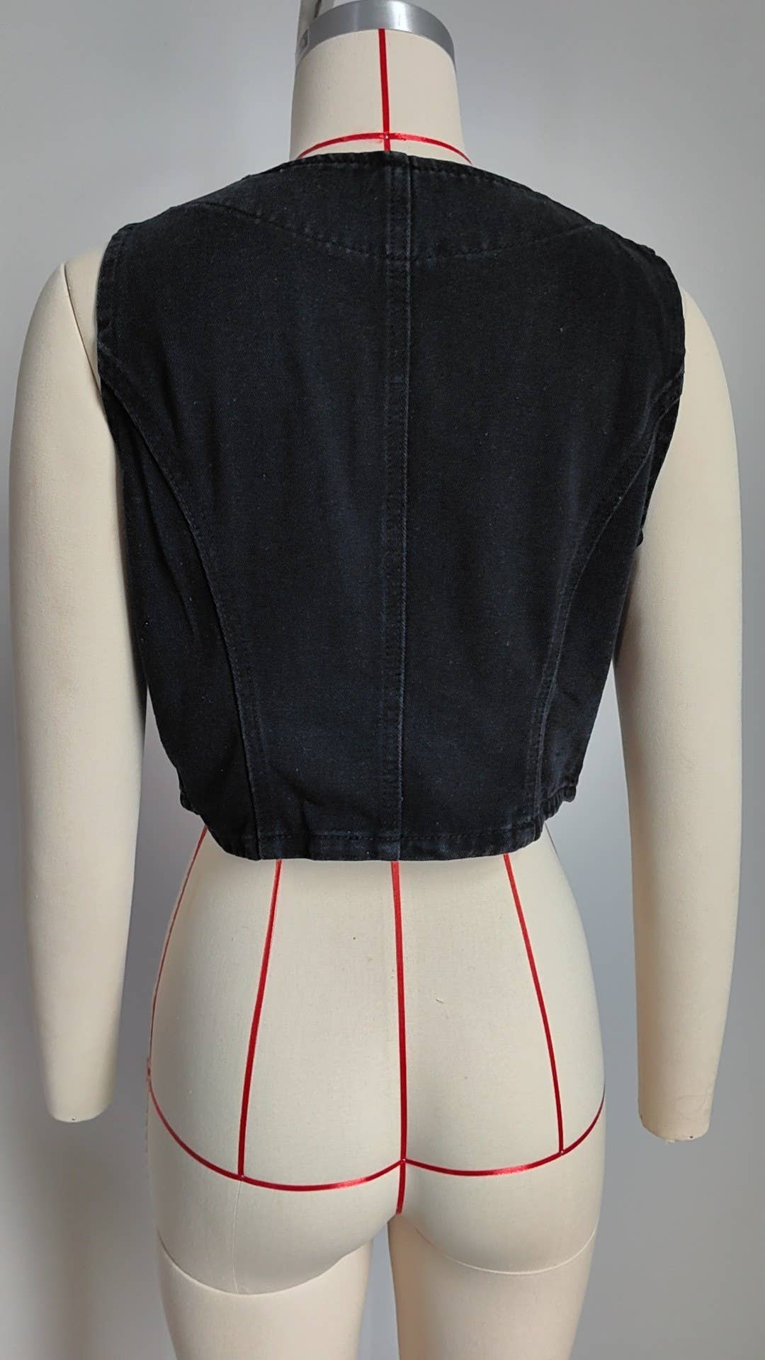 Hope & Sunshine - Wholesale Outerwear Vest - Women's - Washed Denim Vest Sleeveless Crop Top11