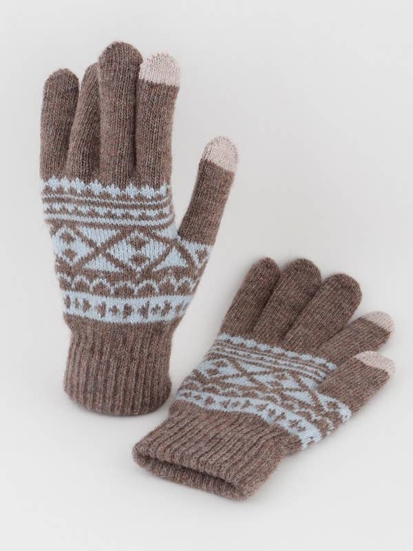 Diamond Print handskar för wholesale av Shop Neighbors