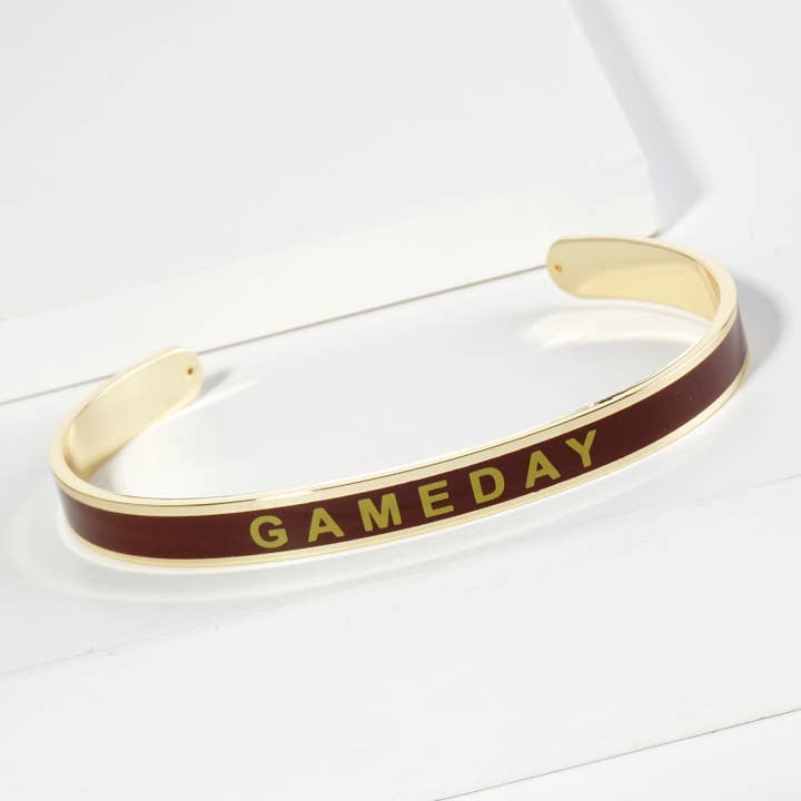 Lou & Co - Wholesale Cuff Bracelet - Enamel Gameday Cuff Bracelet21