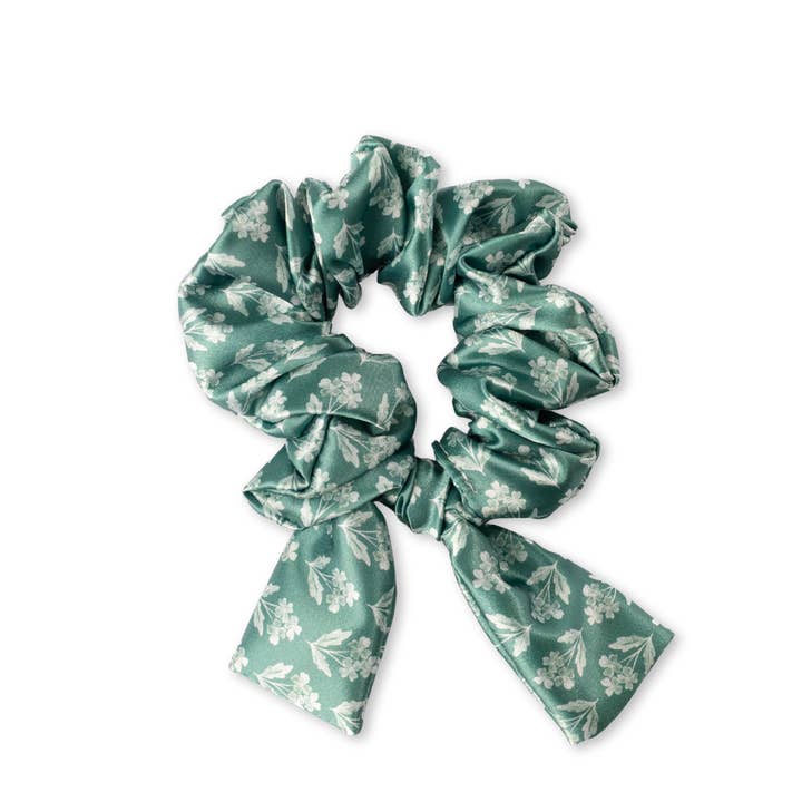 Elyse Breanne Design - Wholesale Scrunchie - Women’s - Forget Me Nots Sage Scrunchie
