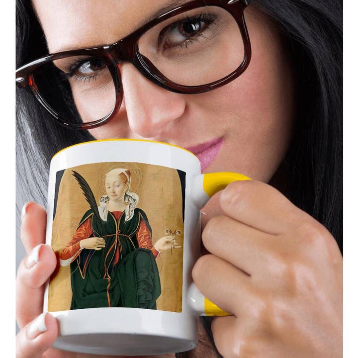 3dRose - Wholesale Coffee Mug - 3dRose, Santa Lucia by Francesco Del Cossa, Mug1