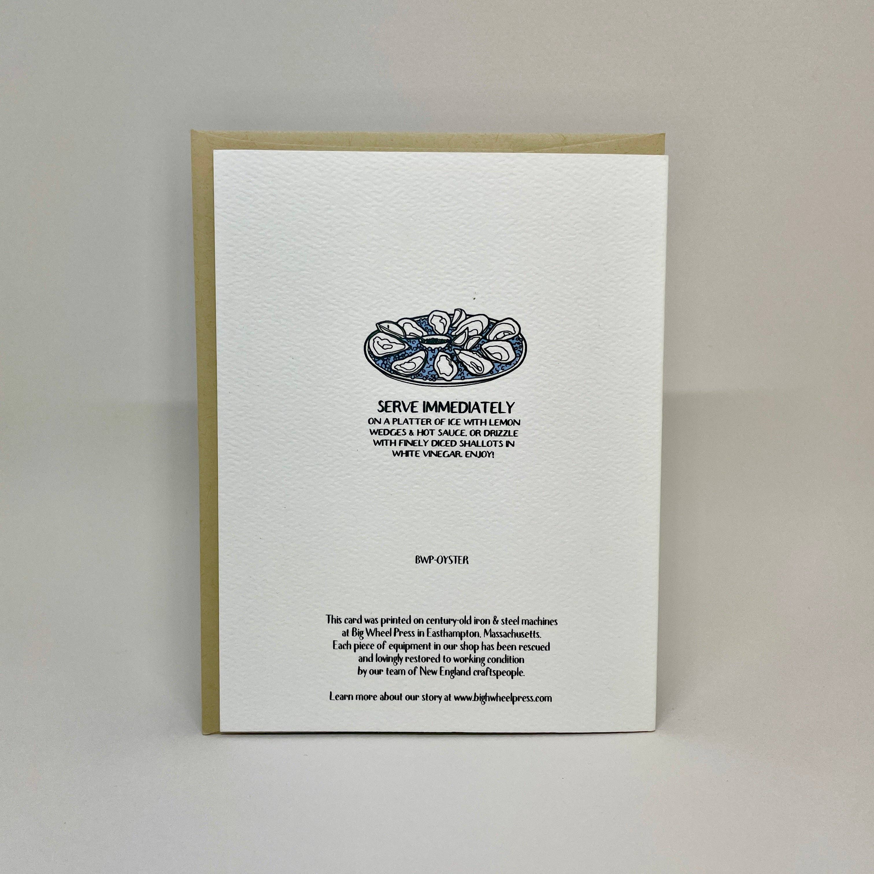 Big Wheel Press - Wholesale Everyday Greeting Card - How to Shuck an Oyster1