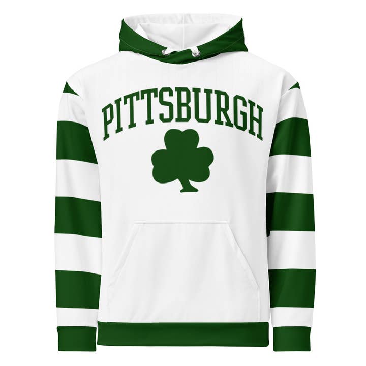 Pittsburgh Shamrocks Hockey - Retro Jersey Hættetrøje for engroshandel hos Yinzylvania