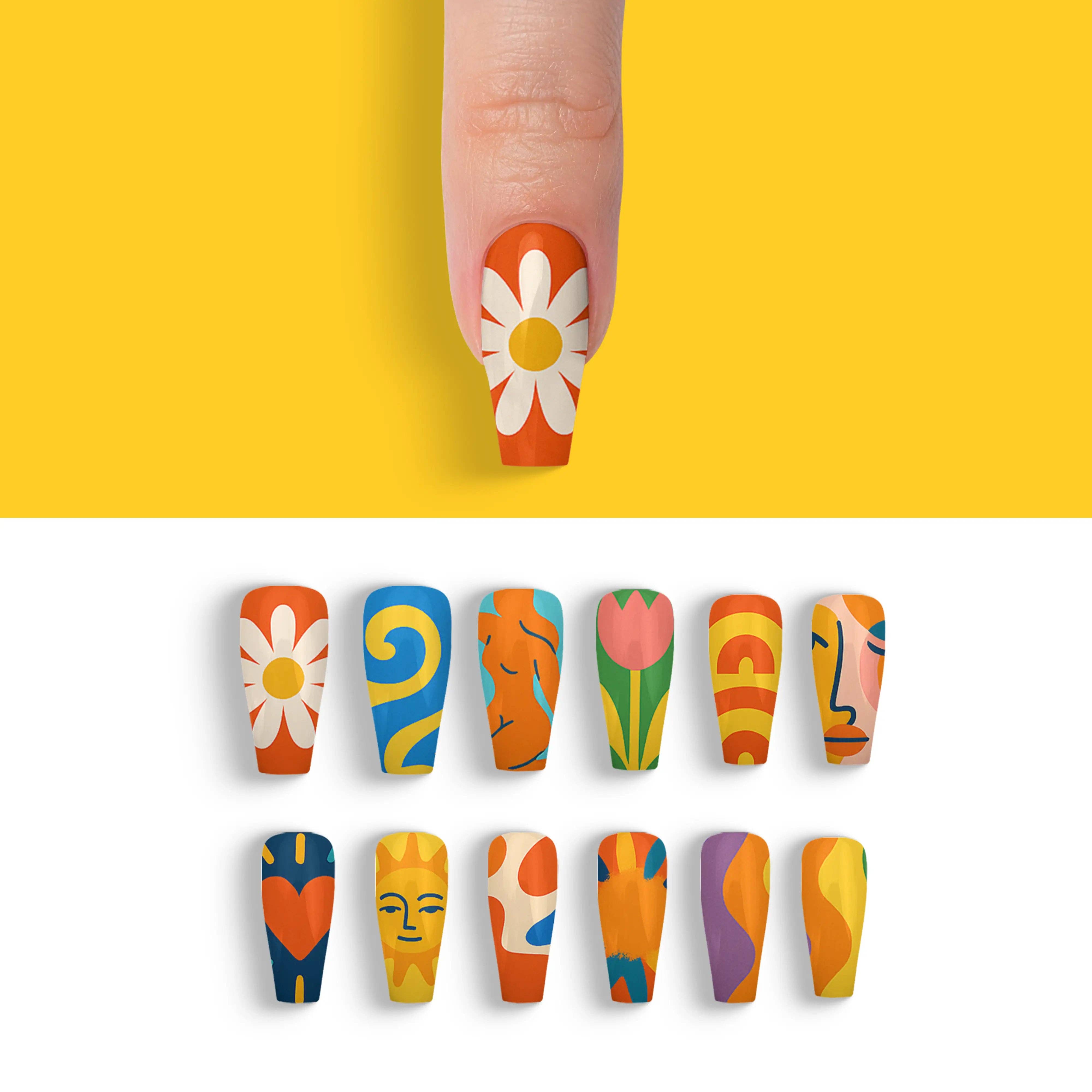 FYNE BODY - Wholesale Press-on/fake nails - Splat-tastic Canvas Creativity Press-On Nails30