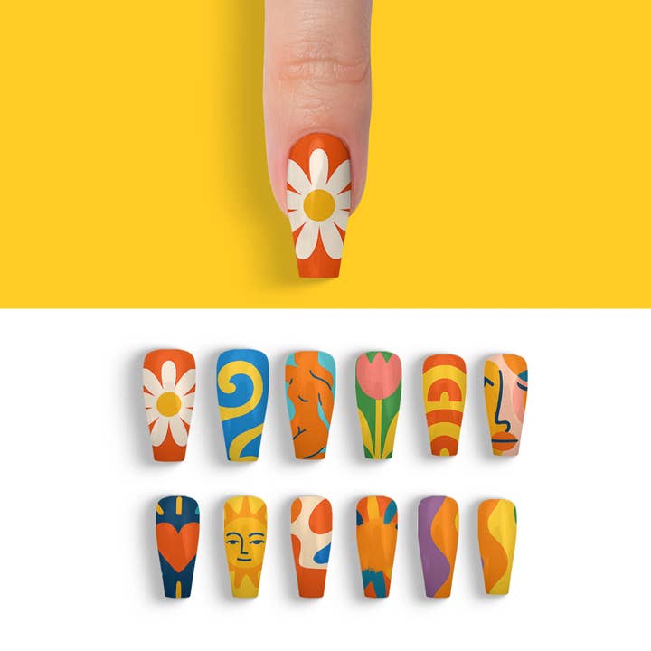 FYNE BODY – wholesale Lösnaglar – Splat-tastic Canvas Kreativitet Tryck-på Naglar30