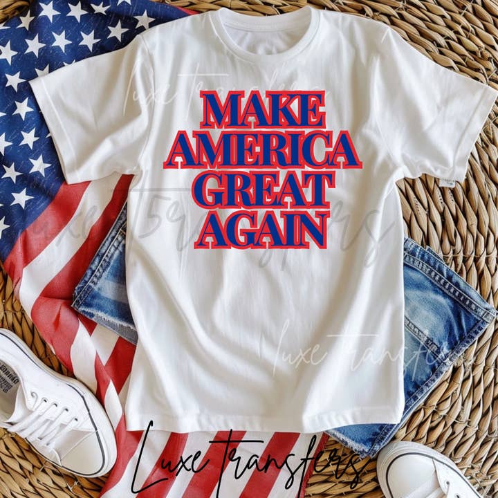 MAGA for wholesale by Luxe Transfers / Apparel