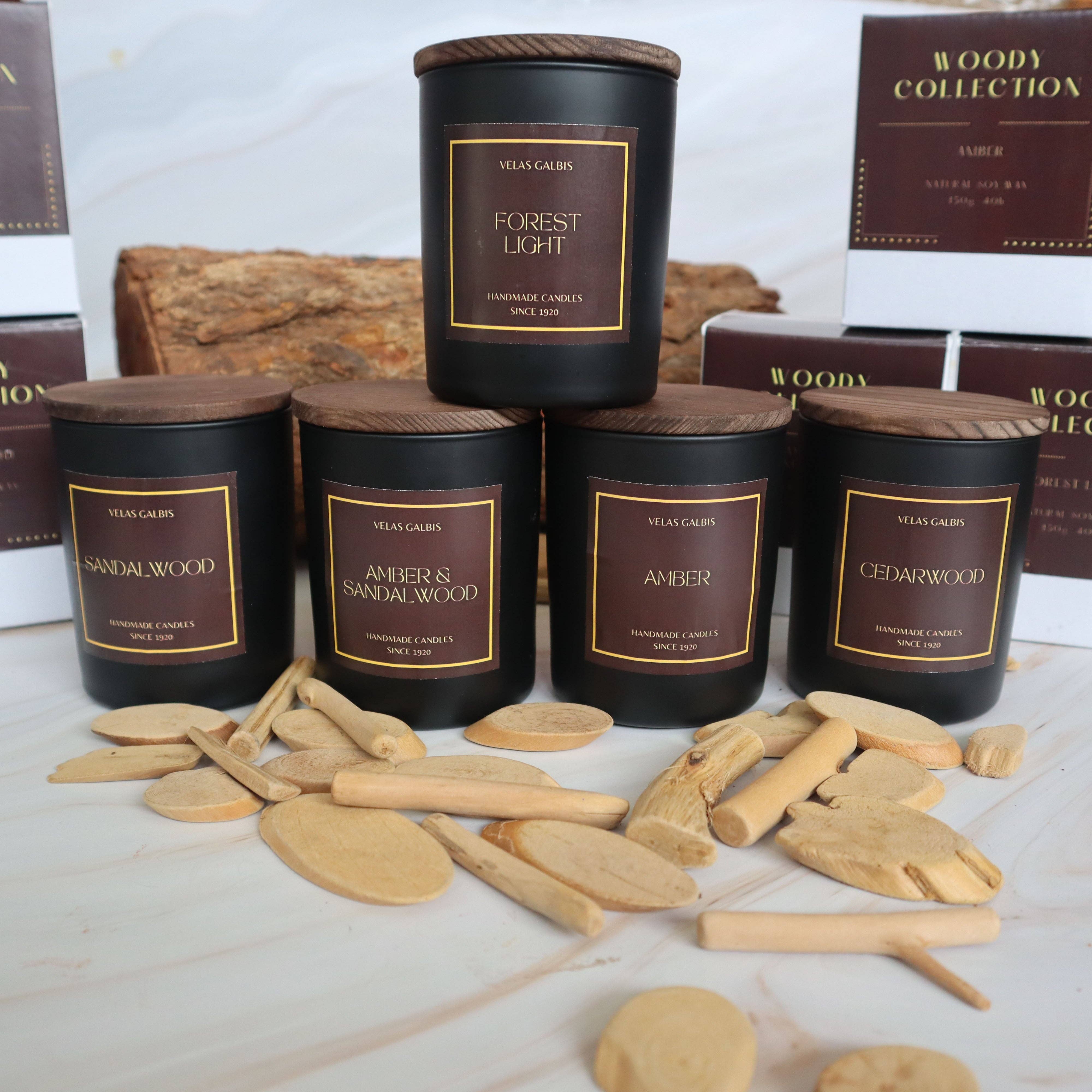 Velas Galbis - Jose Galbis Soler, S.L. - Wholesale Jar/Filled Candle - Woody Collection2