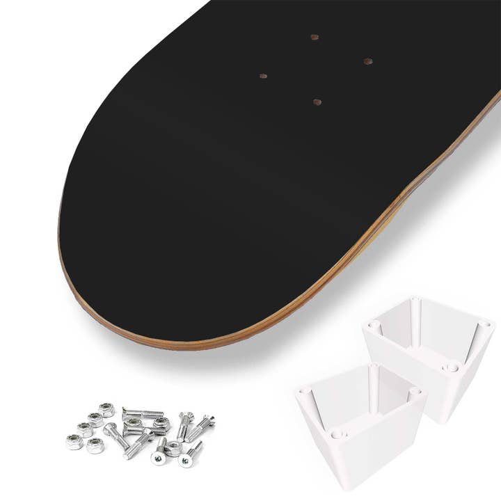 SkateboardArtsy - Wholesale Wall Accent - Gamepad buttons - Black Skateboard Wall Art3