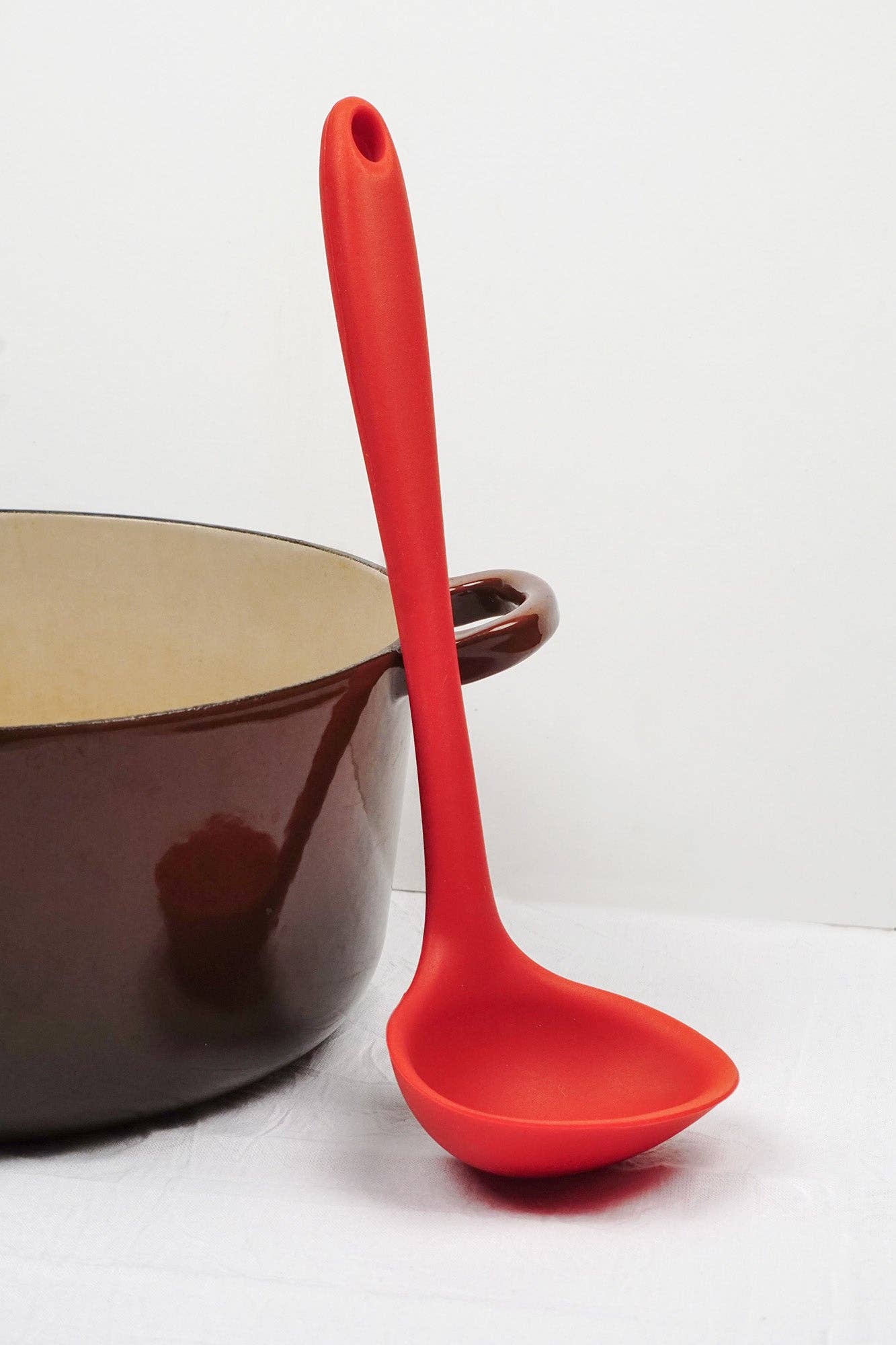 RSVP International - Wholesale Ladle - Ela's Silicone Ladle - Red5