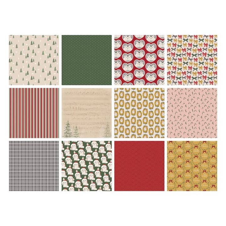 Ecstasy Crafts Distributing – Engroshandel Scrapbog – Papirbutikken under mistelten 12x12 papirpude