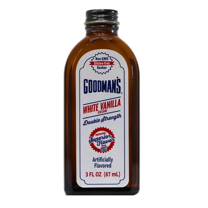 Goodman's - Wholesale Vanilla/Fruit Extract - Goodman's Vanila White Dbl Strgth Artif 3oz