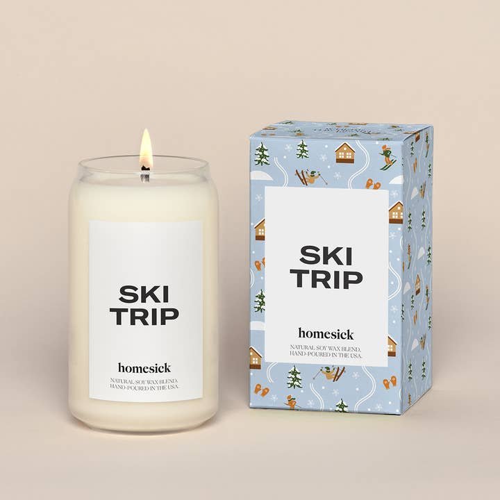 Homesick Candles - Wholesale Jar/Filled Candle - Ski Trip Candle