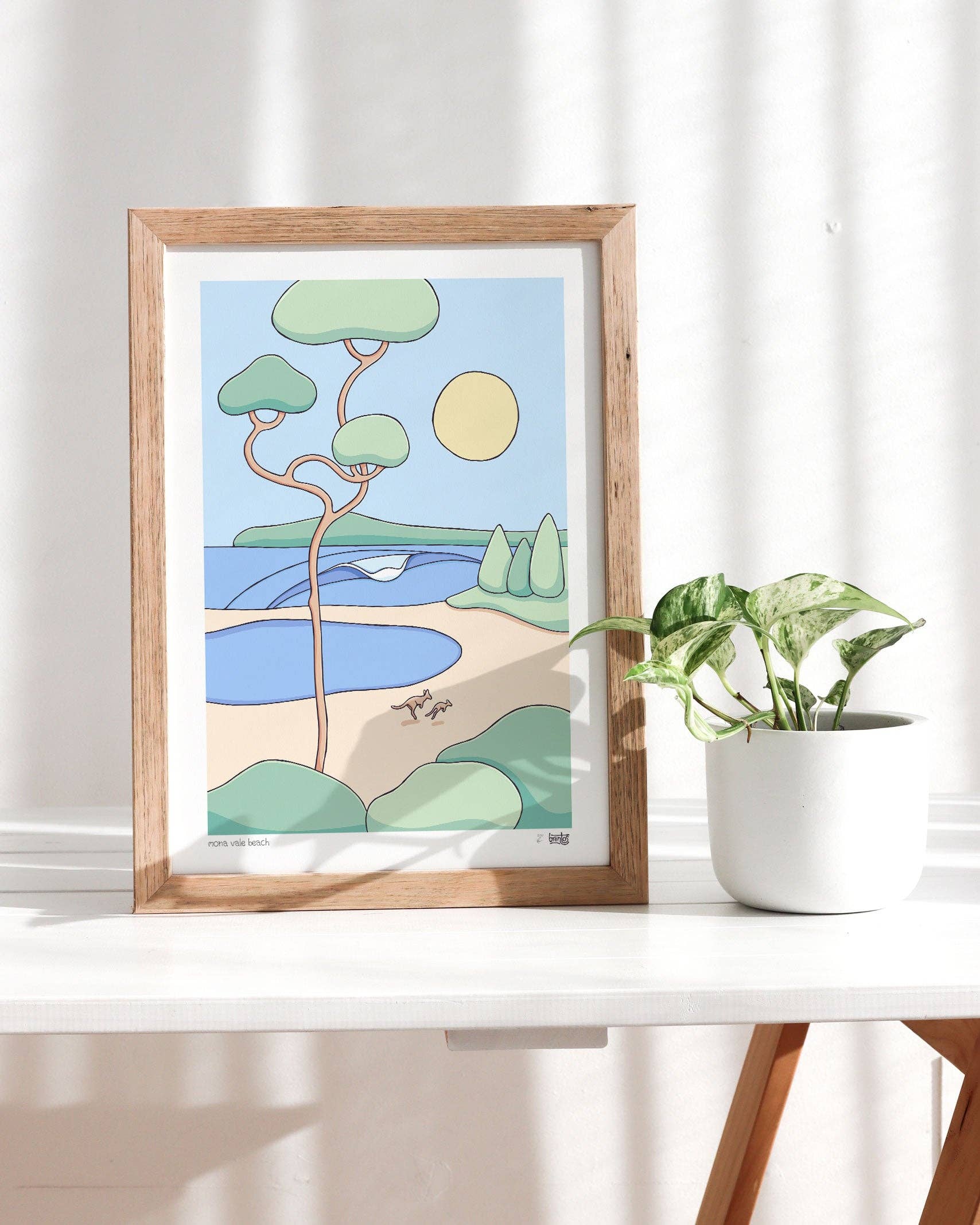Brentos - Wholesale Art print - Mona Vale Beach Art Print1
