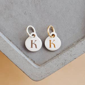 Bel Kai - Wholesale Individual Charm/Pendant - Ceramic Initial Charm37