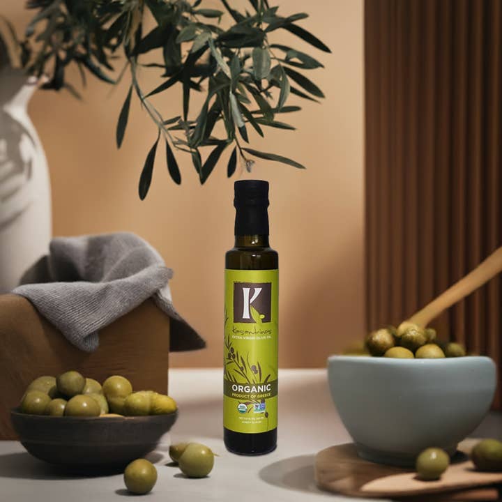 Kasandrinos - Wholesale Olive Oil - Organic Extra Virgin Olive Oil Glass Bottle 250ml