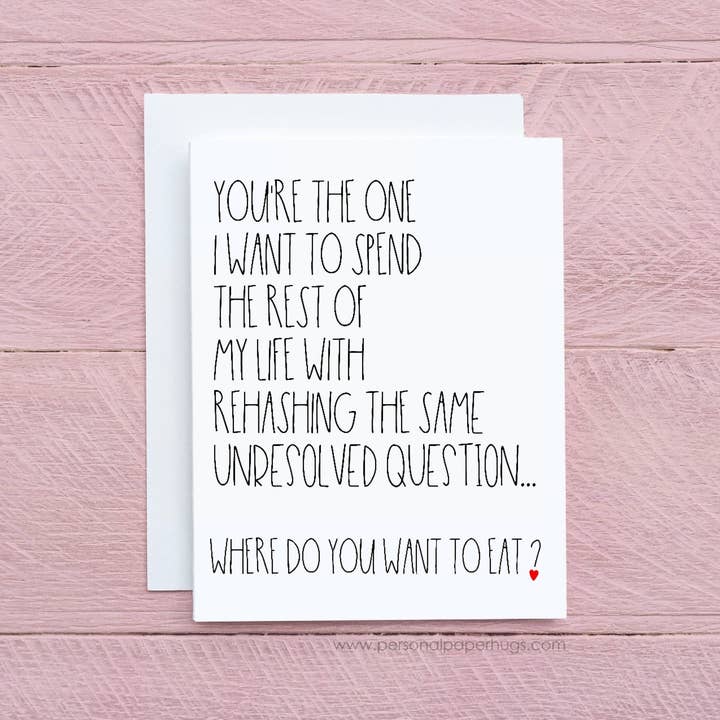 Personal Paper Hugs - Wholesale Valentine's Day Card - Funny Valentine Card - Funny Valentine's Day Card - Funny Relationship Card - Funny Valentine Card Boyfriend - Funny Valentine Girlfriend