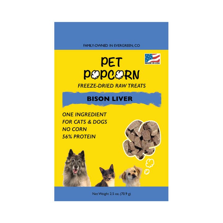 Bison Liver for wholesale by Pet Popcorn