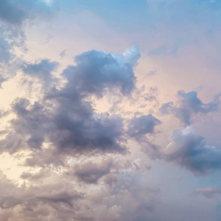 Pastel Clouds Photography Art Multi-Size Wall Decor Print for wholesale by Hope Decor