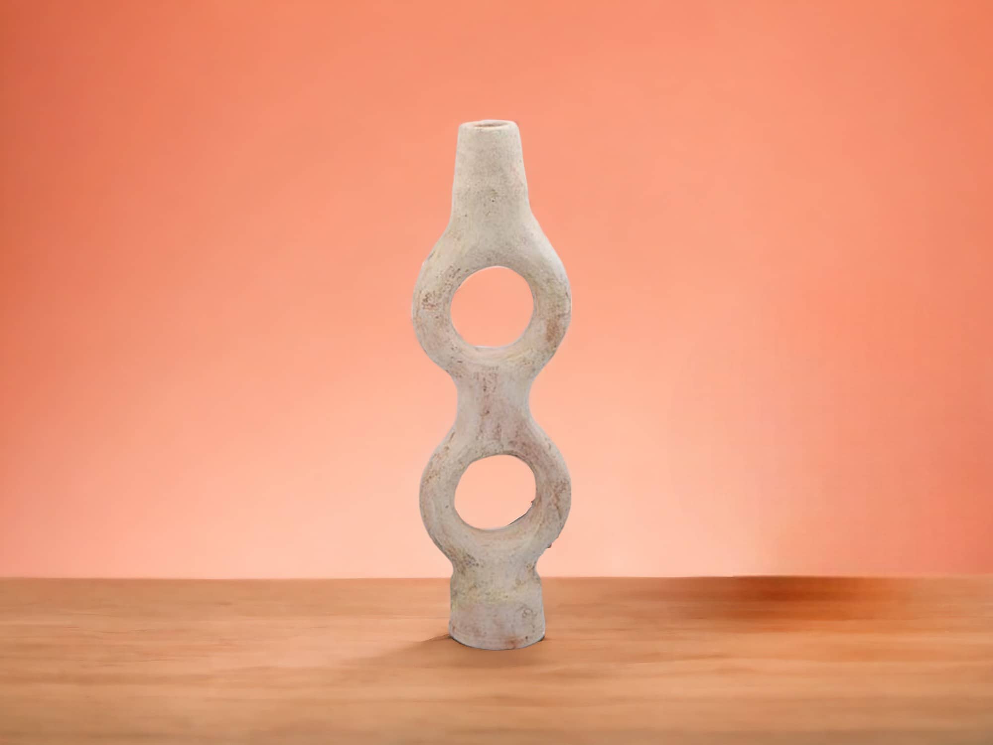 Moroccantastics - Wholesale Candle Holder - Handpicked Duo of Moroccan Unglazed Tamegroute Abstract Sculptures/Candlestick Holders1