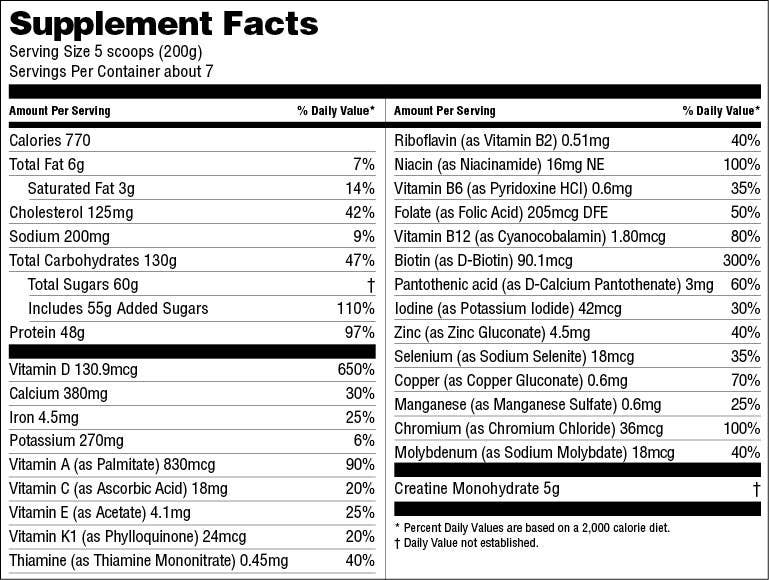 swiig - Wholesale Protein/Superfood Powder - Vanilla Daily Mass Builder, Protein Powder3