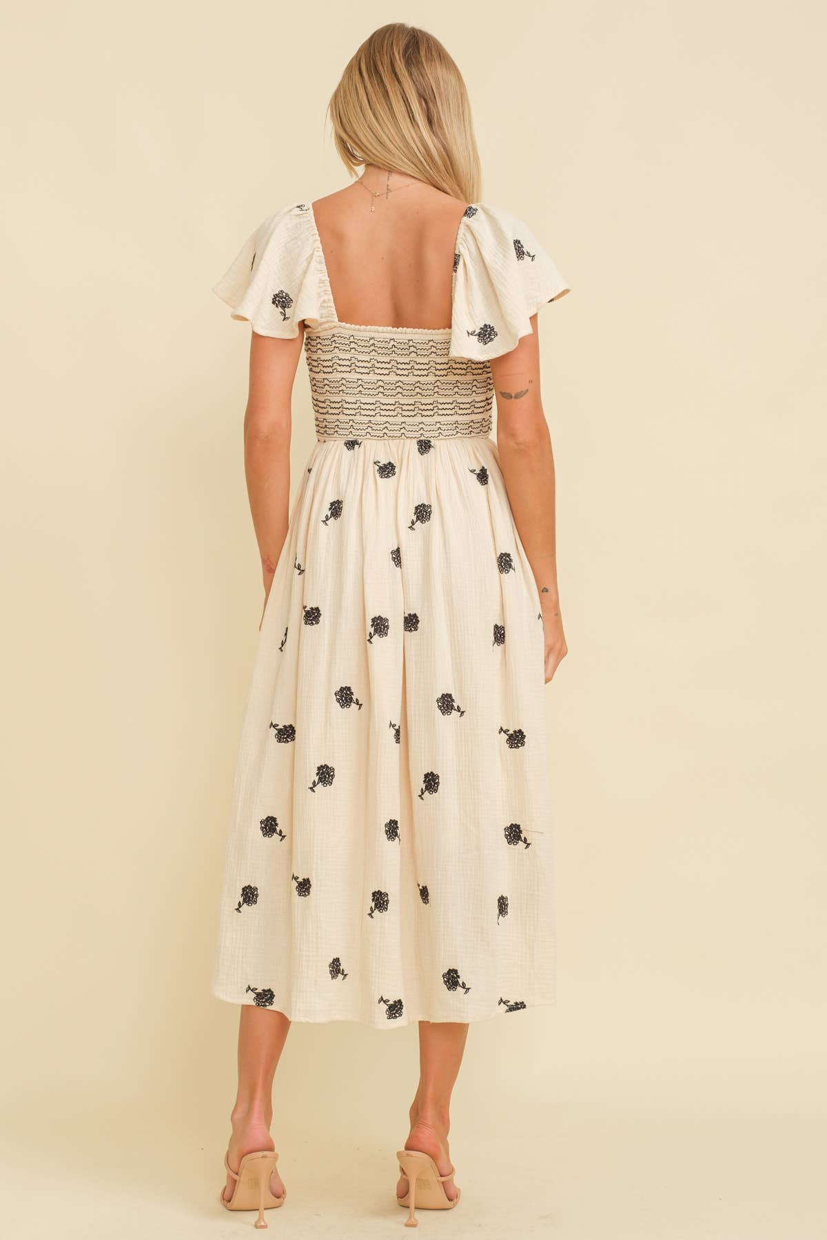 Cloud Ten - Venta al por mayor Vestido - Mujer - CD13371 - VESTIDO EMBO FLORAL1