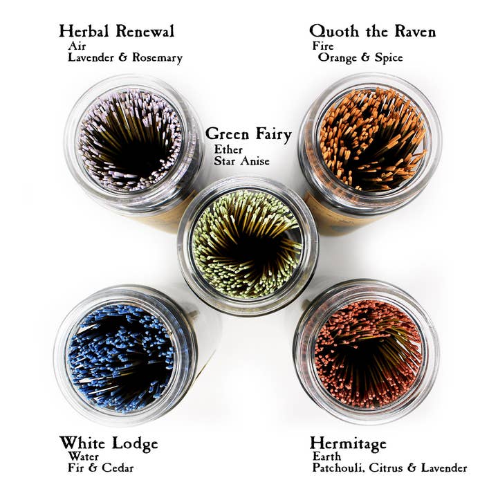 Sea Witch Botanicals - Wholesale Incense - Bulk Incense Starter Set: Jars, Bundles, Free Envelopes